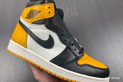 OG Jordan Trendy 555088-711 “Yellow 181 Toe” Air High 1 0817